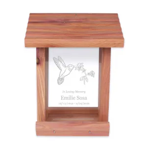 Hummingbird Bird Feeder Memorial
