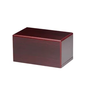 IMPERFECT SELECTION - SMALL MDF Simplicity Urn -B038- Dark Cherry finish