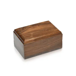 IMPERFECT SELECTION - SMALL Rosewood Urn  -2705- Bevel Edge