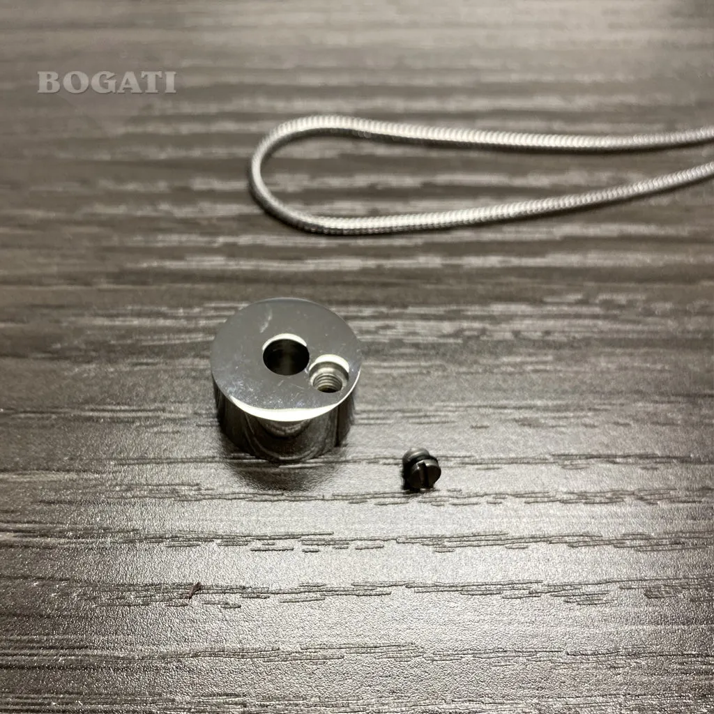 J-051- Four Paw Prints Charm Bead - Pendant with Chain