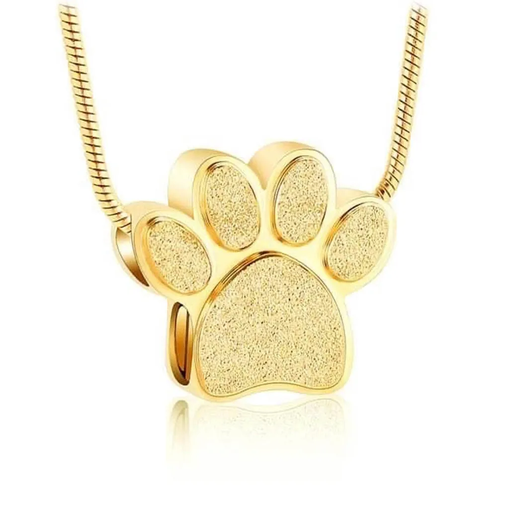 J-158 - Mini Paw - Pendant with Chain