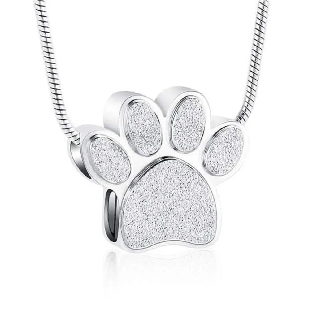 J-158 - Mini Paw - Pendant with Chain