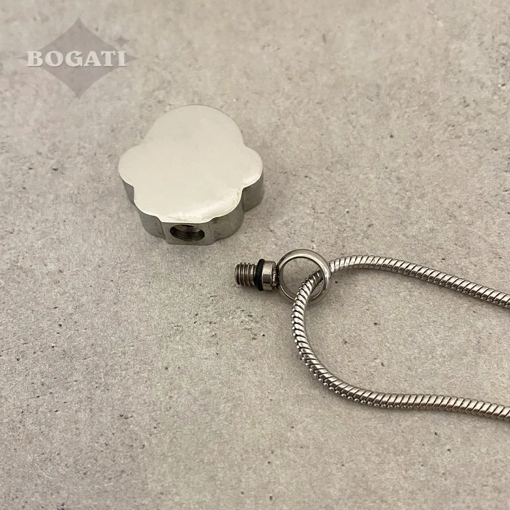 J-620 - Black Paw - Pendant with Chain