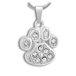 J-756 Paw with Rhinestones – Pendant with Chain