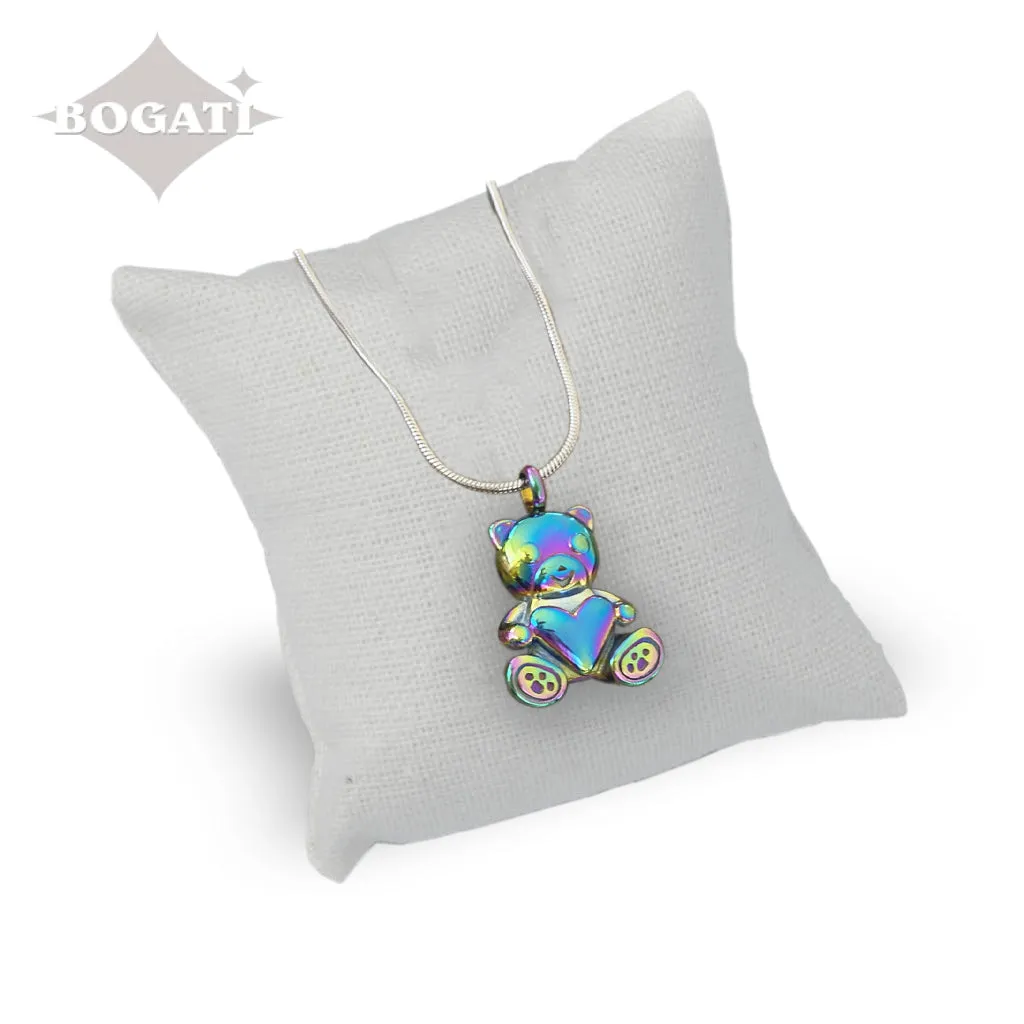 J-800 - Teddy Bear - Pendant with Chain
