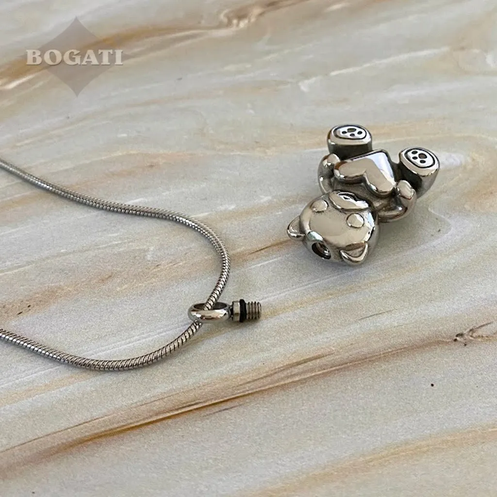 J-800 - Teddy Bear - Pendant with Chain