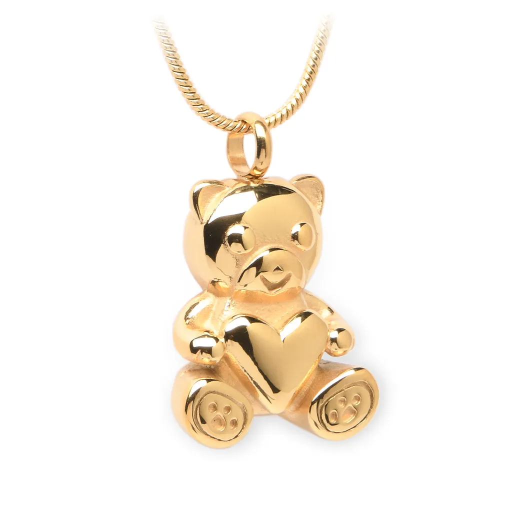 J-800 - Teddy Bear - Pendant with Chain