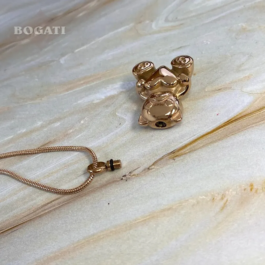 J-800 - Teddy Bear - Pendant with Chain