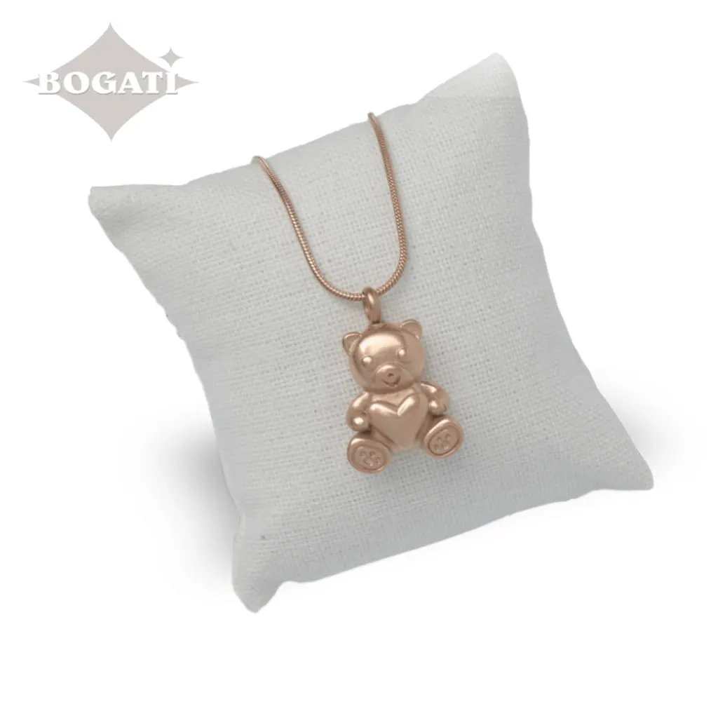 J-800 - Teddy Bear - Pendant with Chain