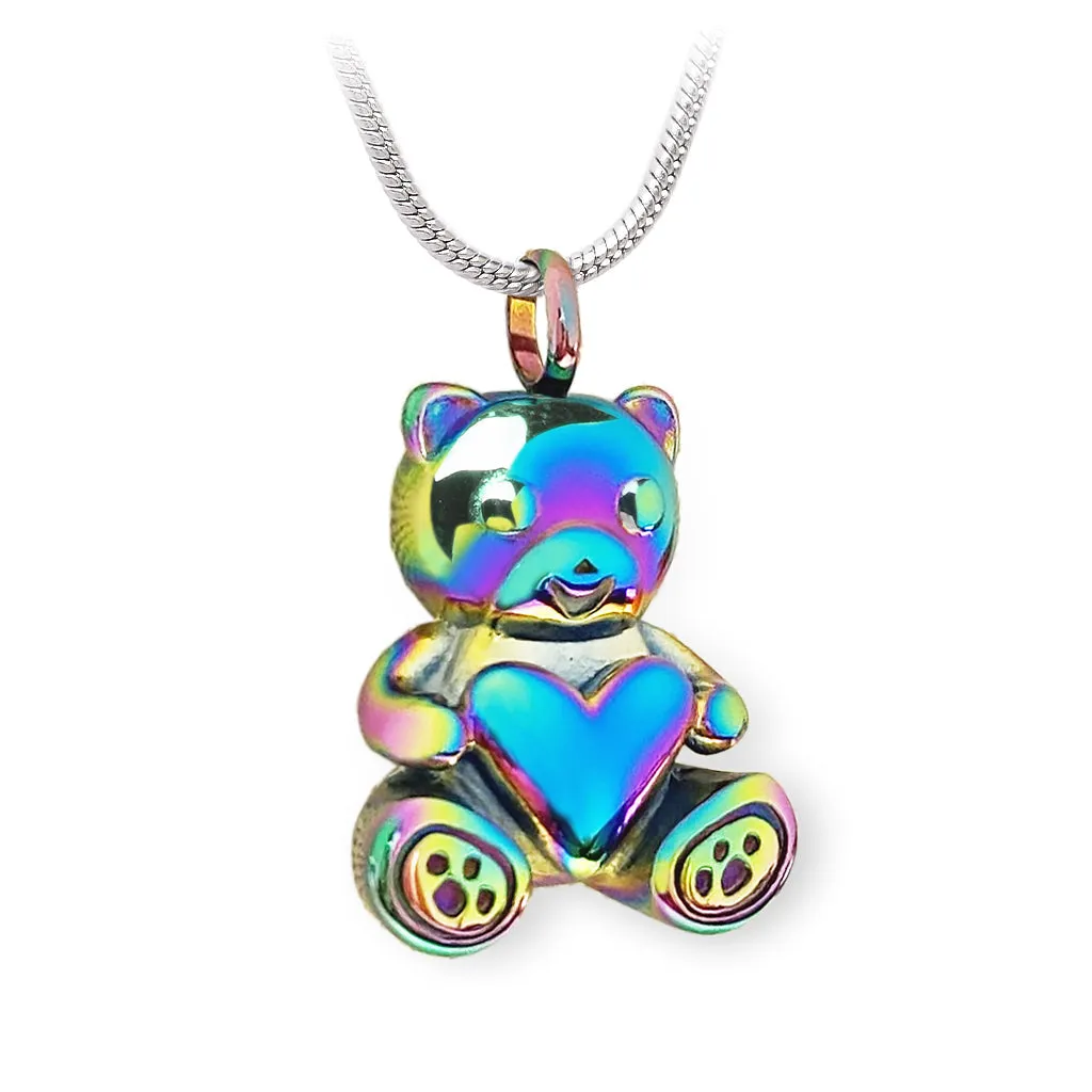 J-800 - Teddy Bear - Pendant with Chain