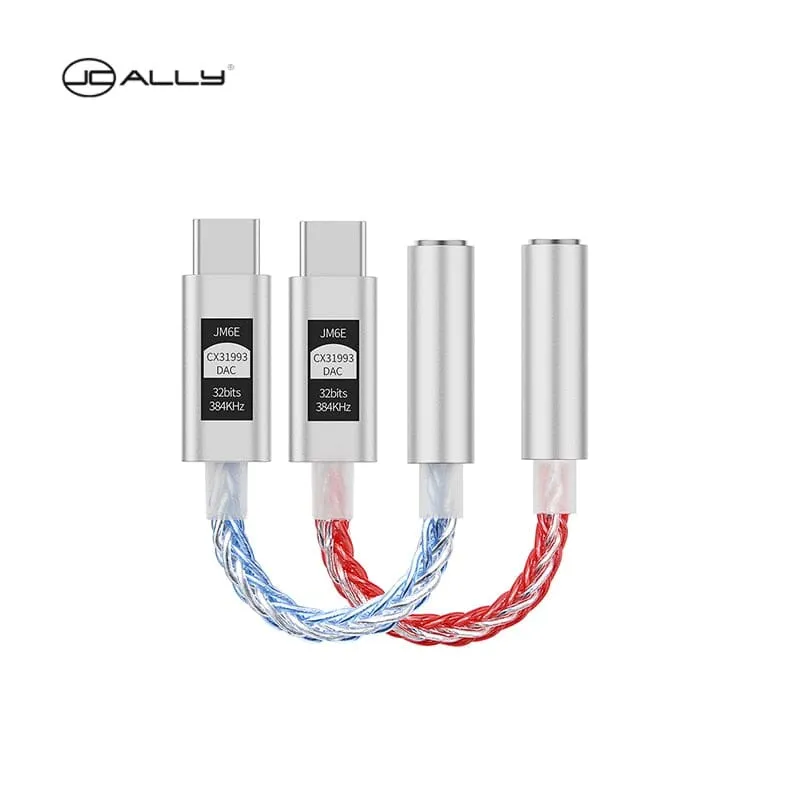 JCALLY JM6E CX31993 Portable DAC & AMP Type-C to 3.5mm Adapter