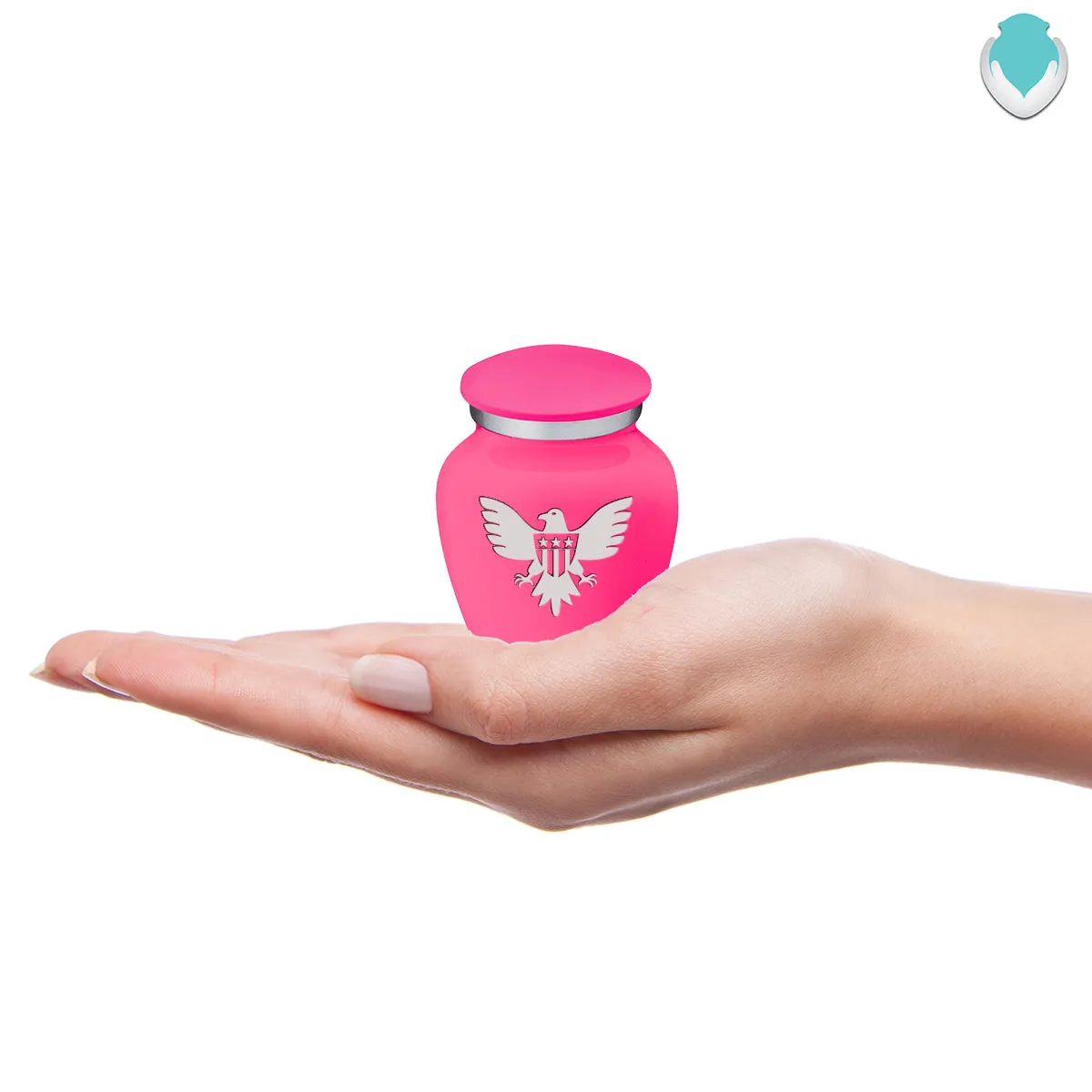 Keepsake Embrace Bright Pink American Glory Cremation Urn