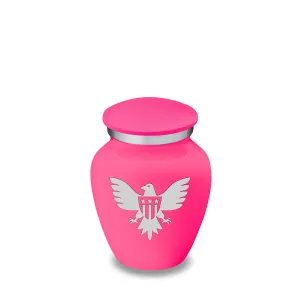Keepsake Embrace Bright Pink American Glory Cremation Urn