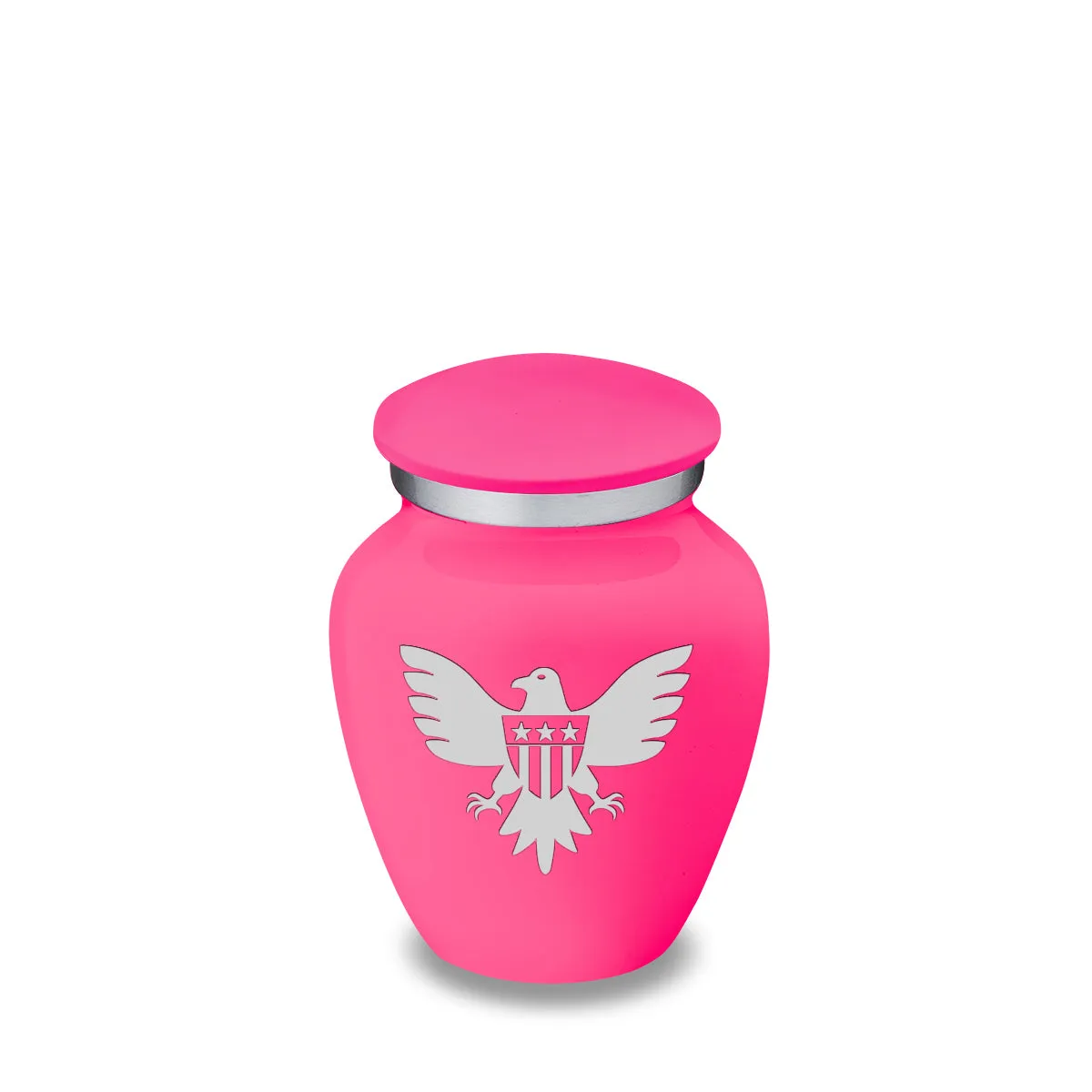 Keepsake Embrace Bright Pink American Glory Cremation Urn