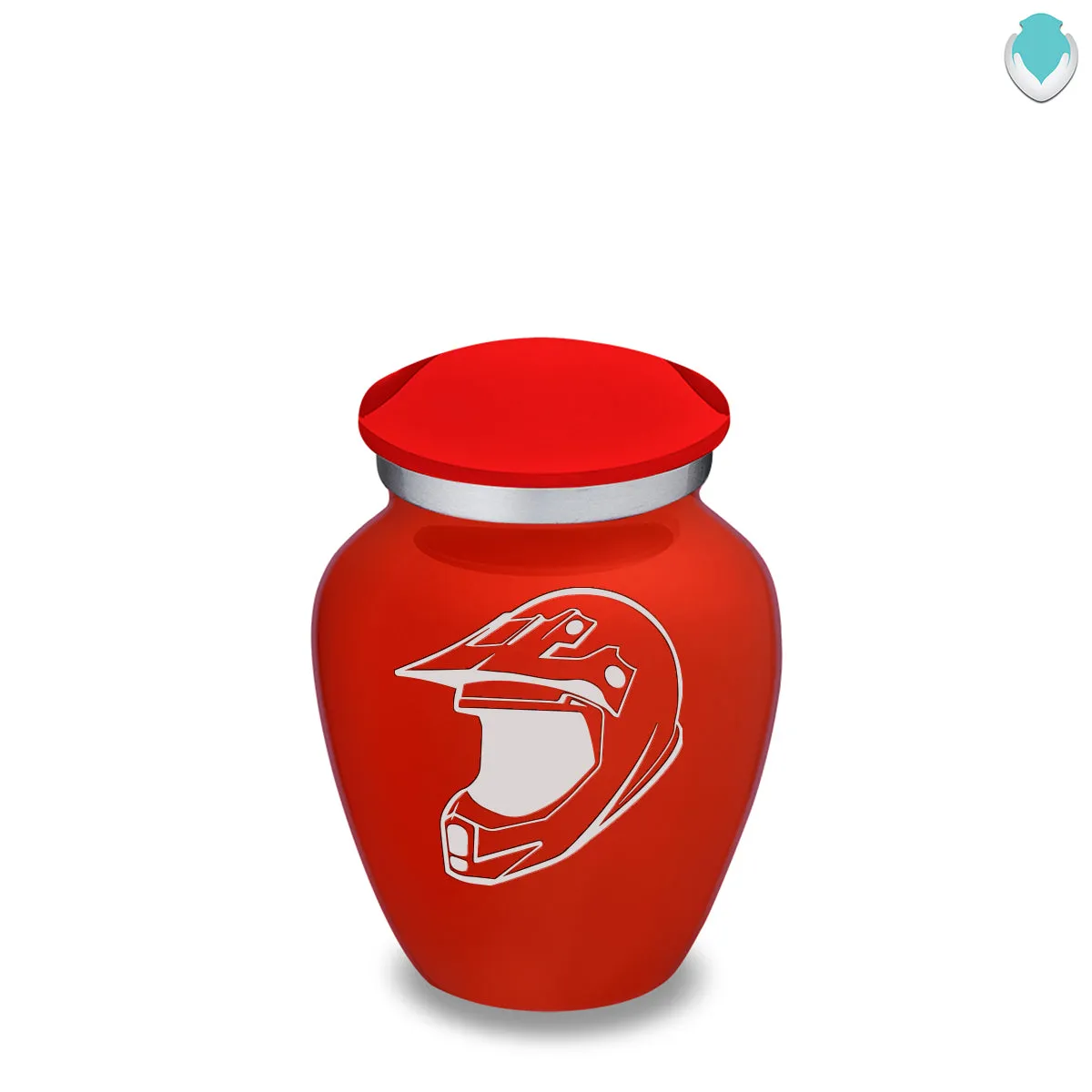 Keepsake Embrace Bright Red Dirt Bike Cremation Urn
