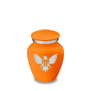 Keepsake Embrace Burnt Orange American Glory Cremation Urn