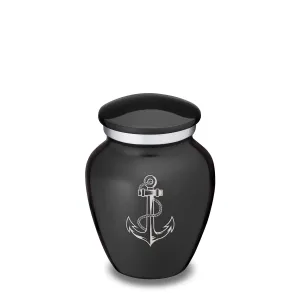 Keepsake Embrace Charcoal Anchor Cremation Urn
