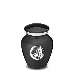 Keepsake Embrace Charcoal Pet Cute Cat Cremation Urn
