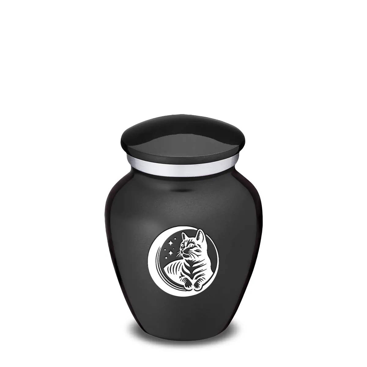 Keepsake Embrace Charcoal Pet Cute Cat Cremation Urn