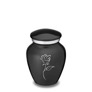 Keepsake Embrace Charcoal Rose Cremation Urn