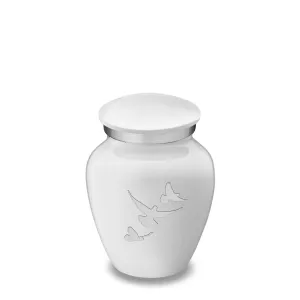Keepsake Embrace White Doves Cremation Urn