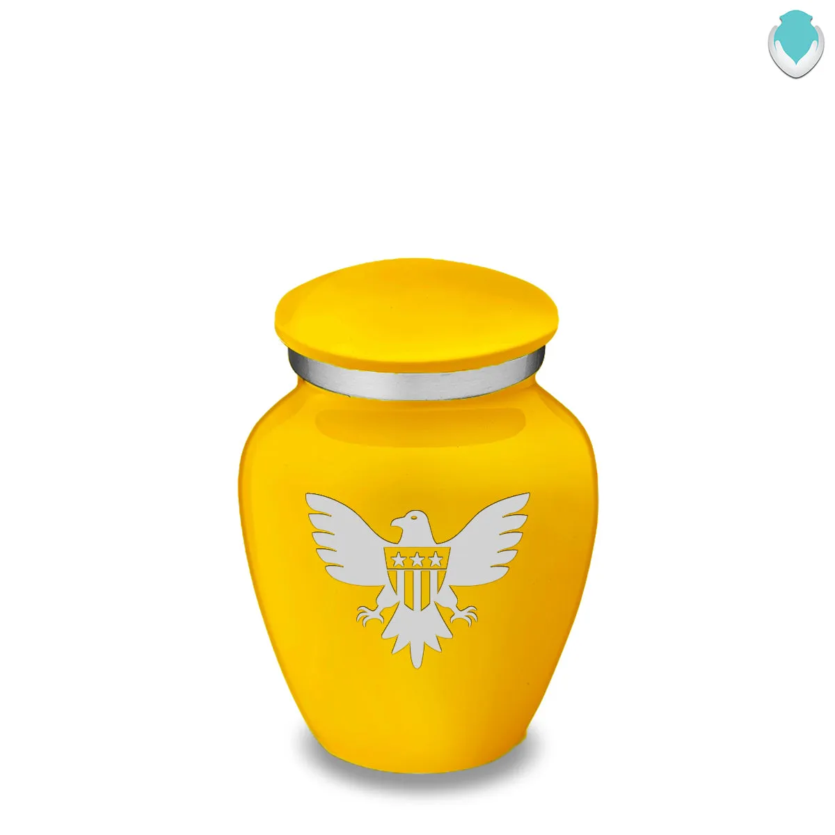 Keepsake Embrace Yellow American Glory Cremation Urn