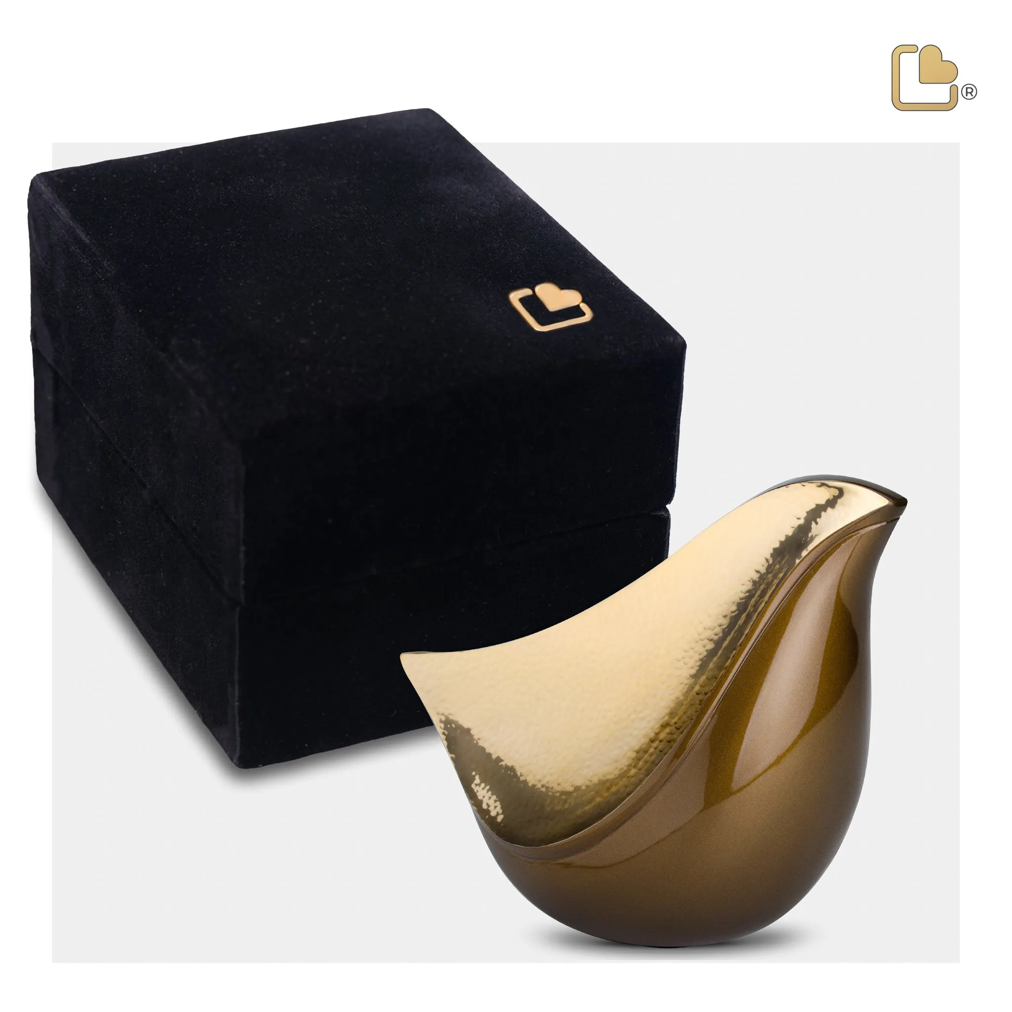 Keepsake LoveBird Bronze Cremation Urn
