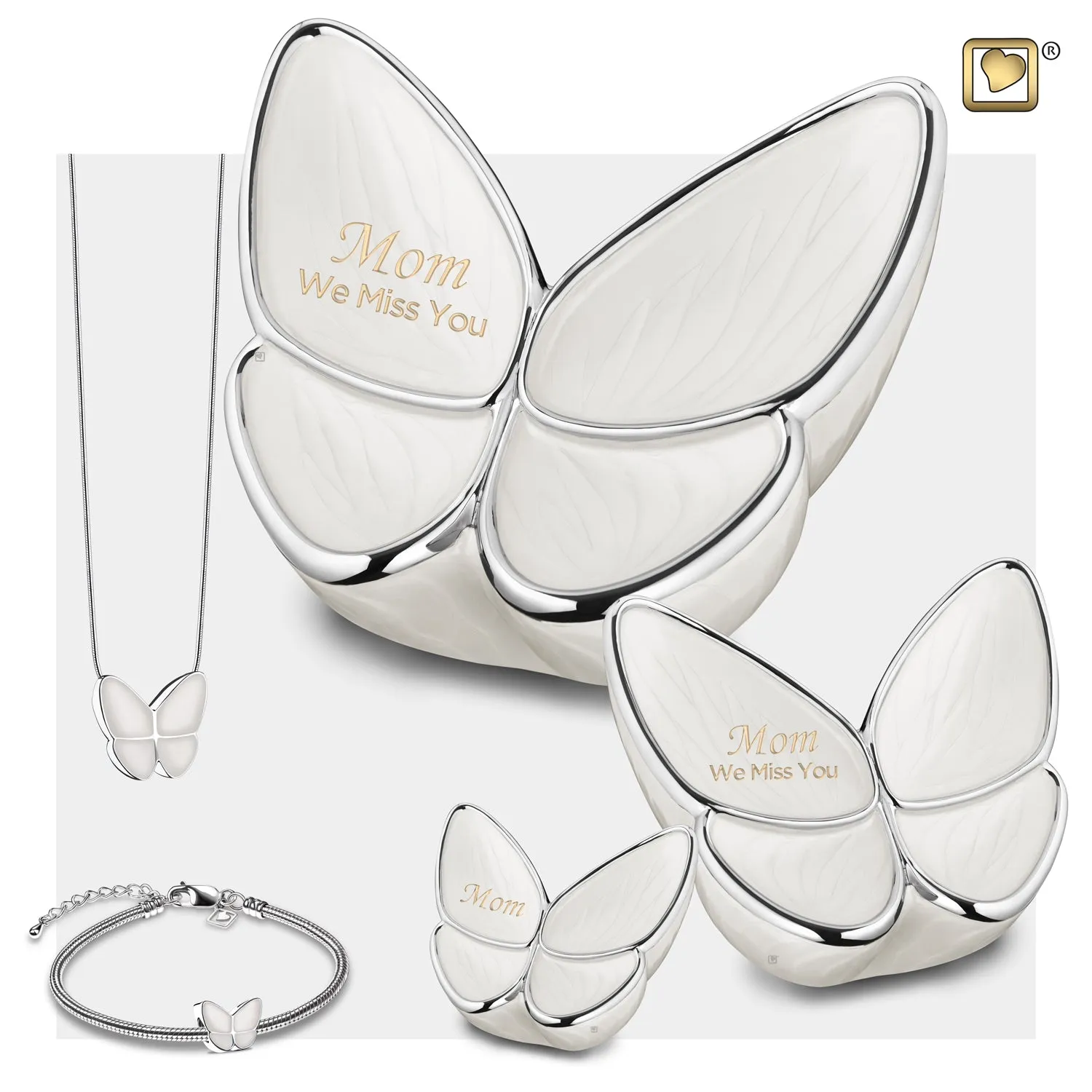 Keepsake Wings of Hope Pearl Cremation Urn