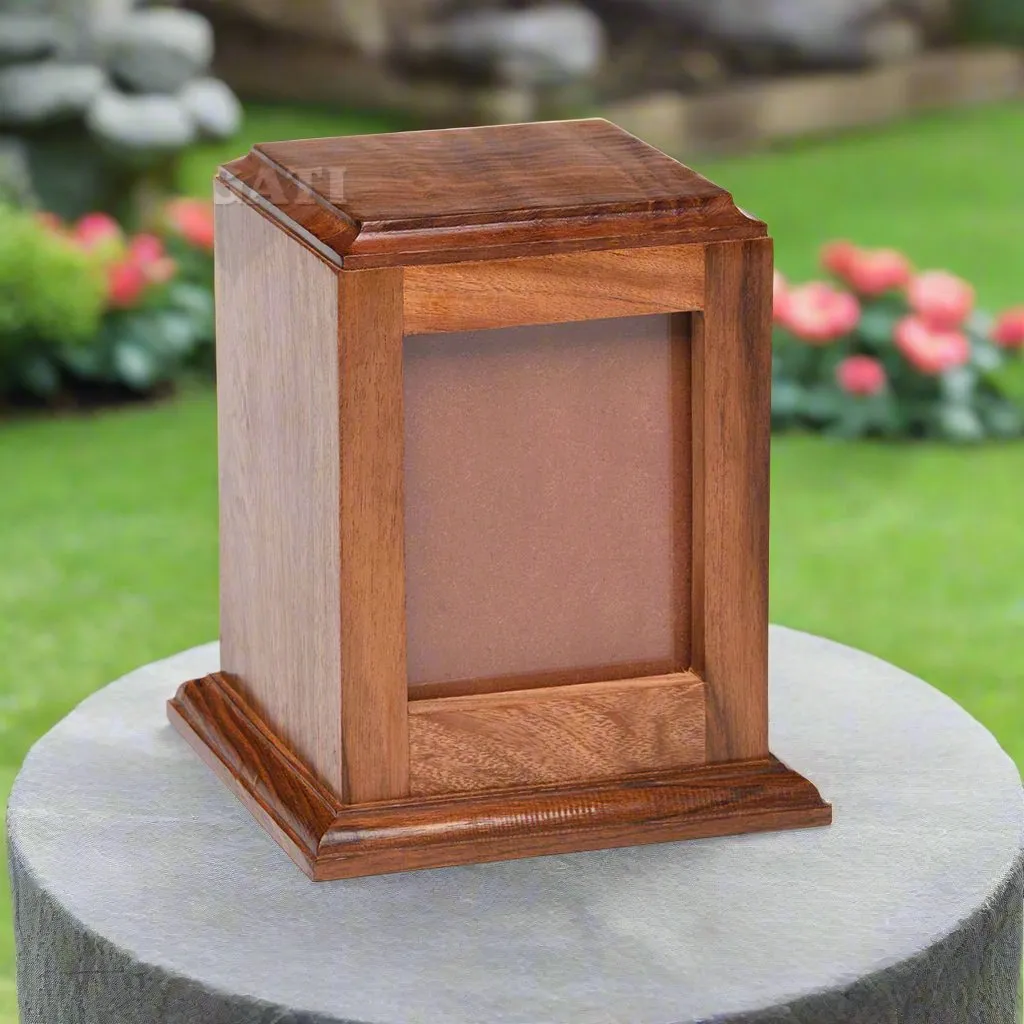LARGE - Rosewood -518- Vertical Photo Frame Urn