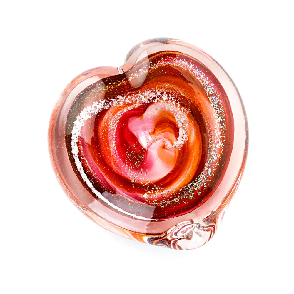 Living Hearts Glass Keepsake Urns