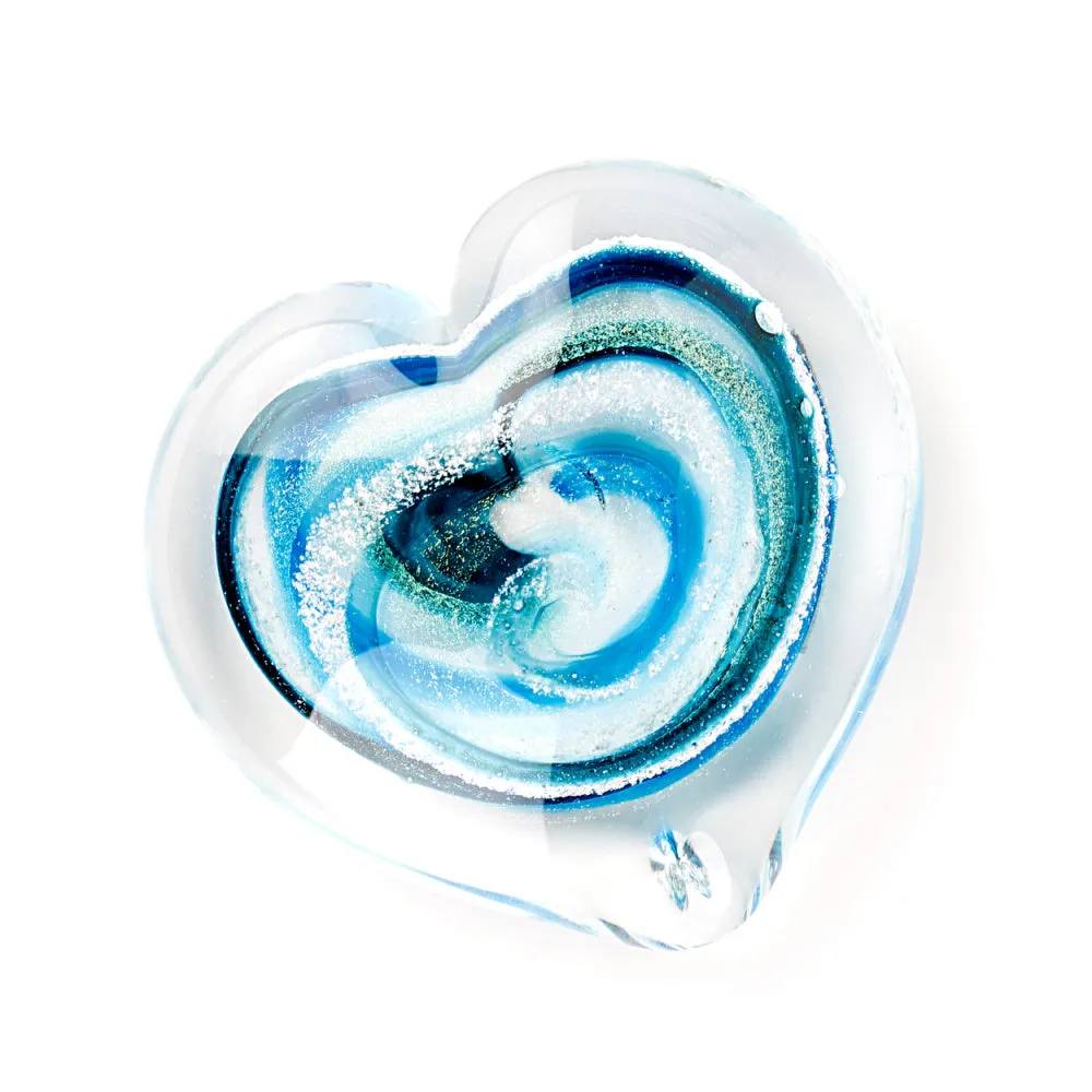 Living Hearts Glass Keepsake Urns
