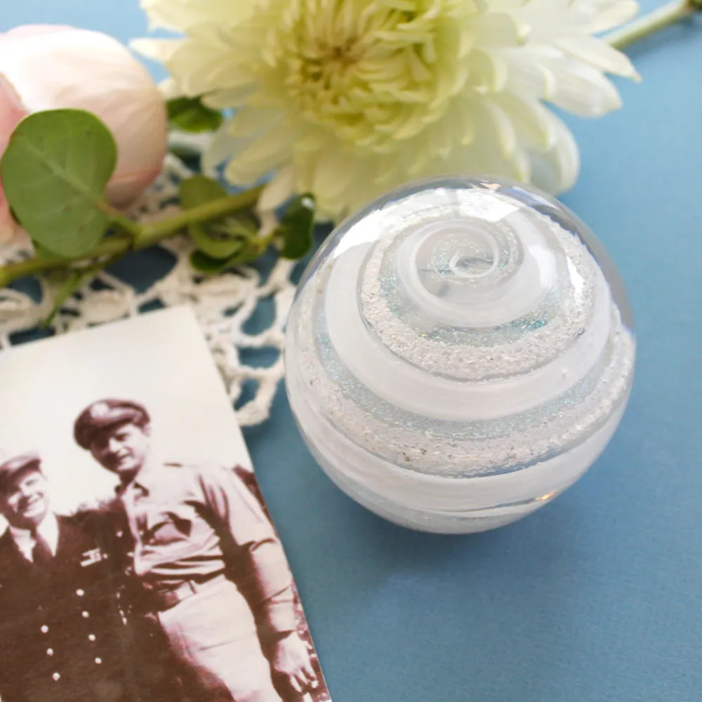 Living Orbs Glass Keepsake Urns