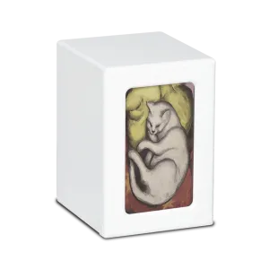 MEDIUM PY06 -White- Sleeping Cat