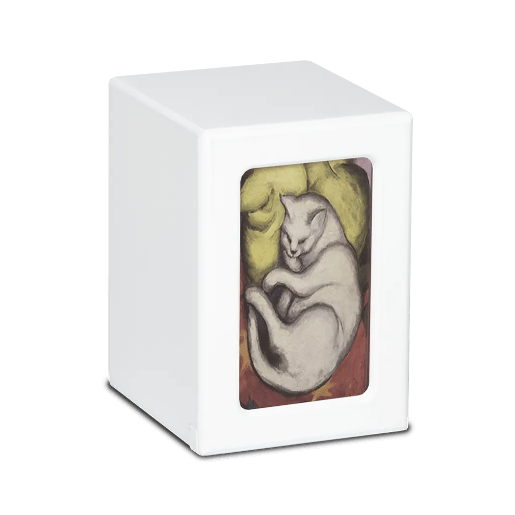 MEDIUM PY06 -White- Sleeping Cat
