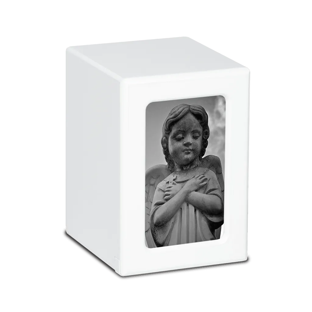 MEDIUM PY06 -White- Statue of Cherub