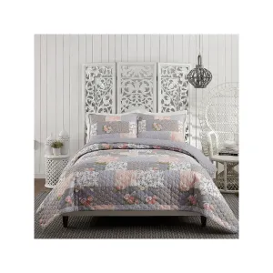 Modern Heirloom La Flor 3-Pc. Reversible Quilt Set - BLUSH ONE SIZE