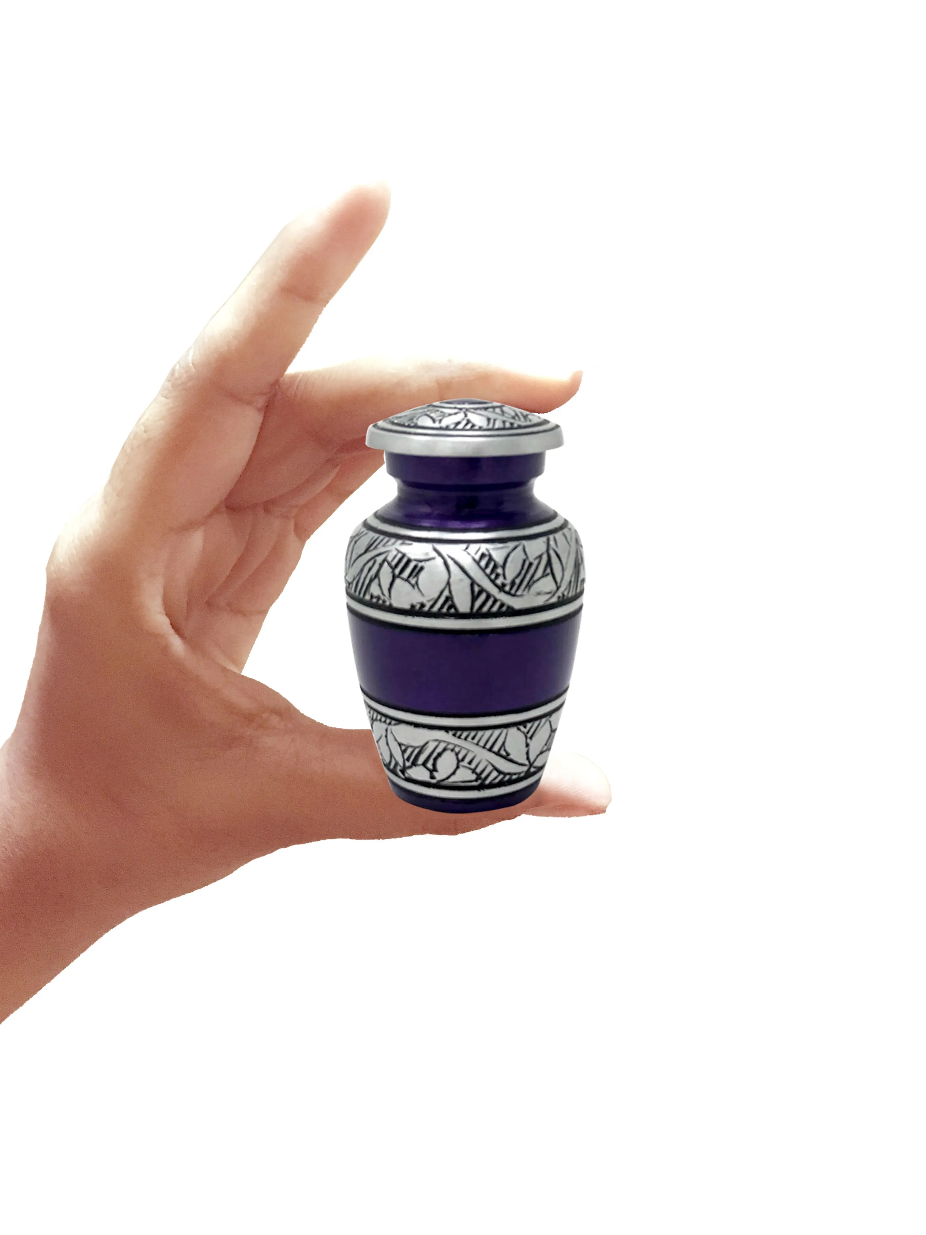 Mulberry Purple Cremation Urn
