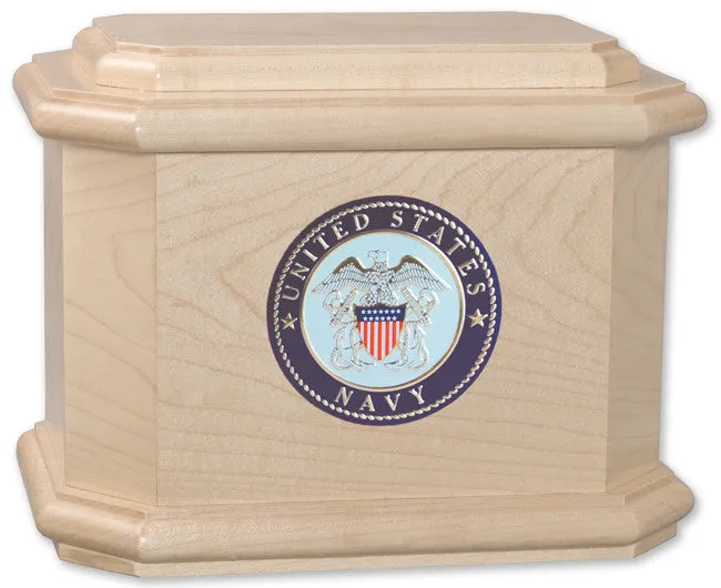 Patriot Wood Military Cremation Urn