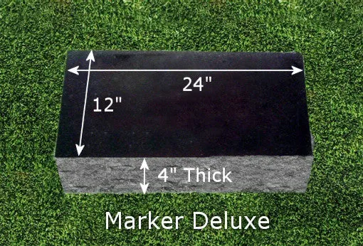 Personalized Granite Grave Marker - Safe Harbor