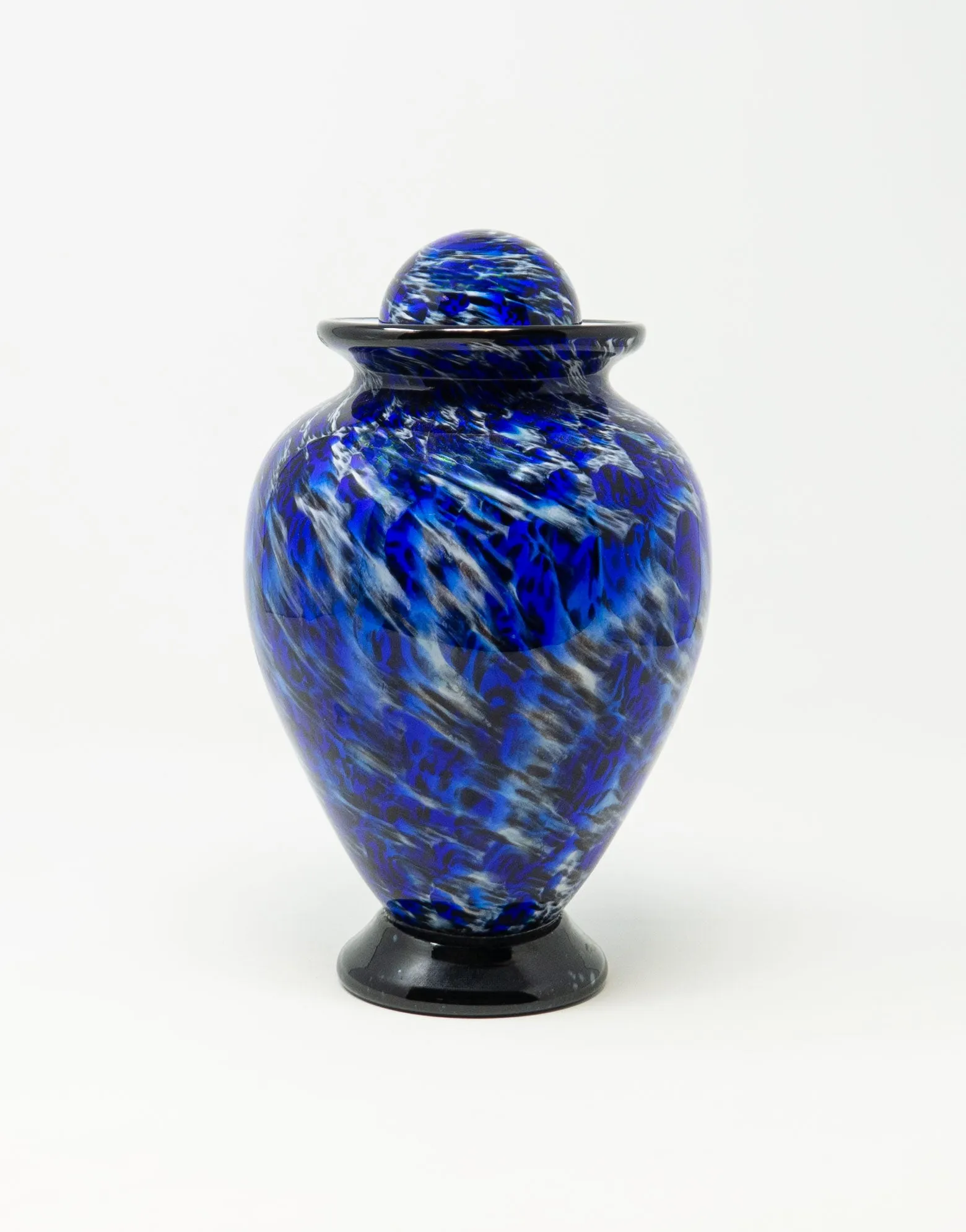 Pet Hand Blown Glass Cremation Urn in Atlantic Water