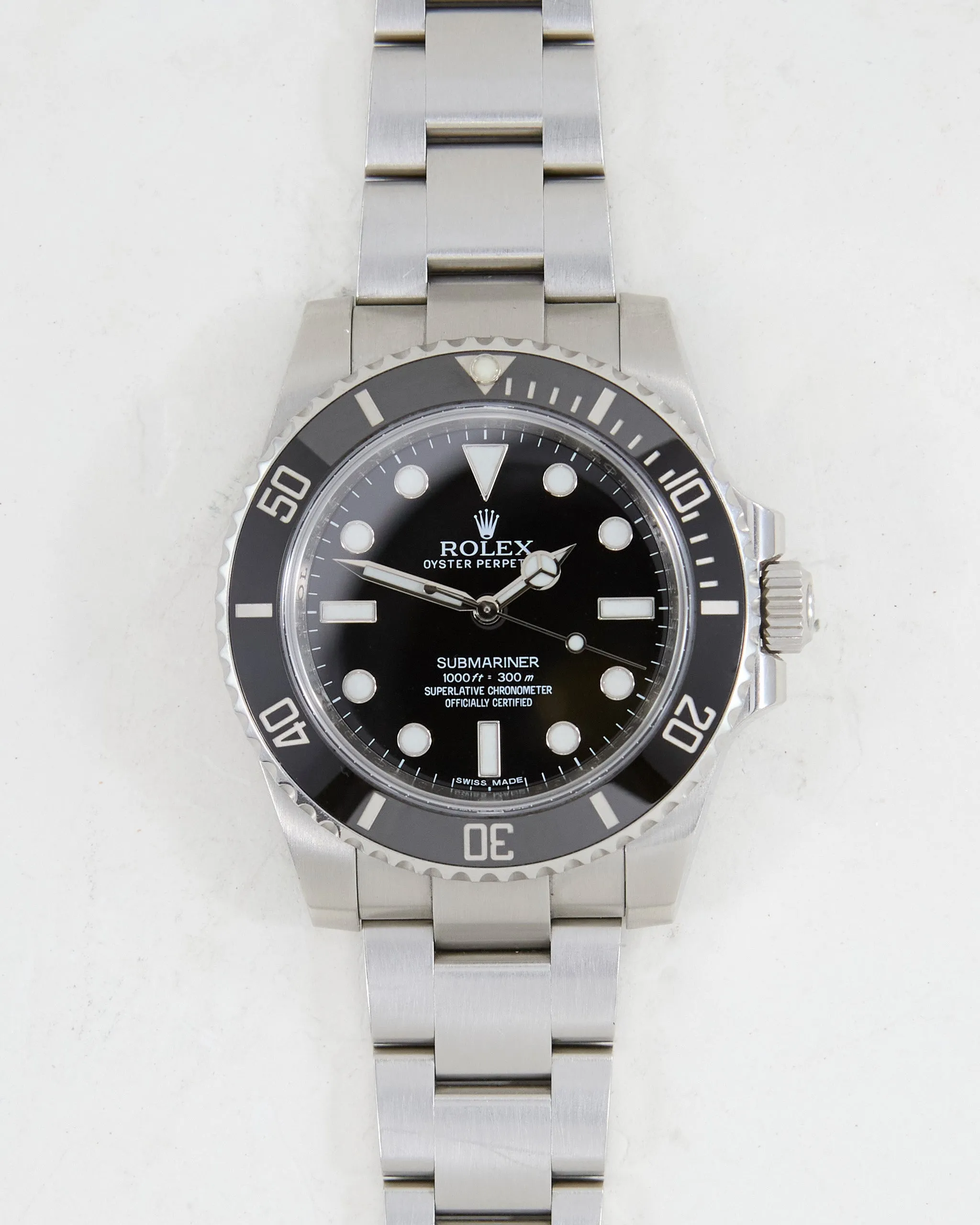 ROLEX SUBMARINER CERAMIC ON OYSTER BRACELET