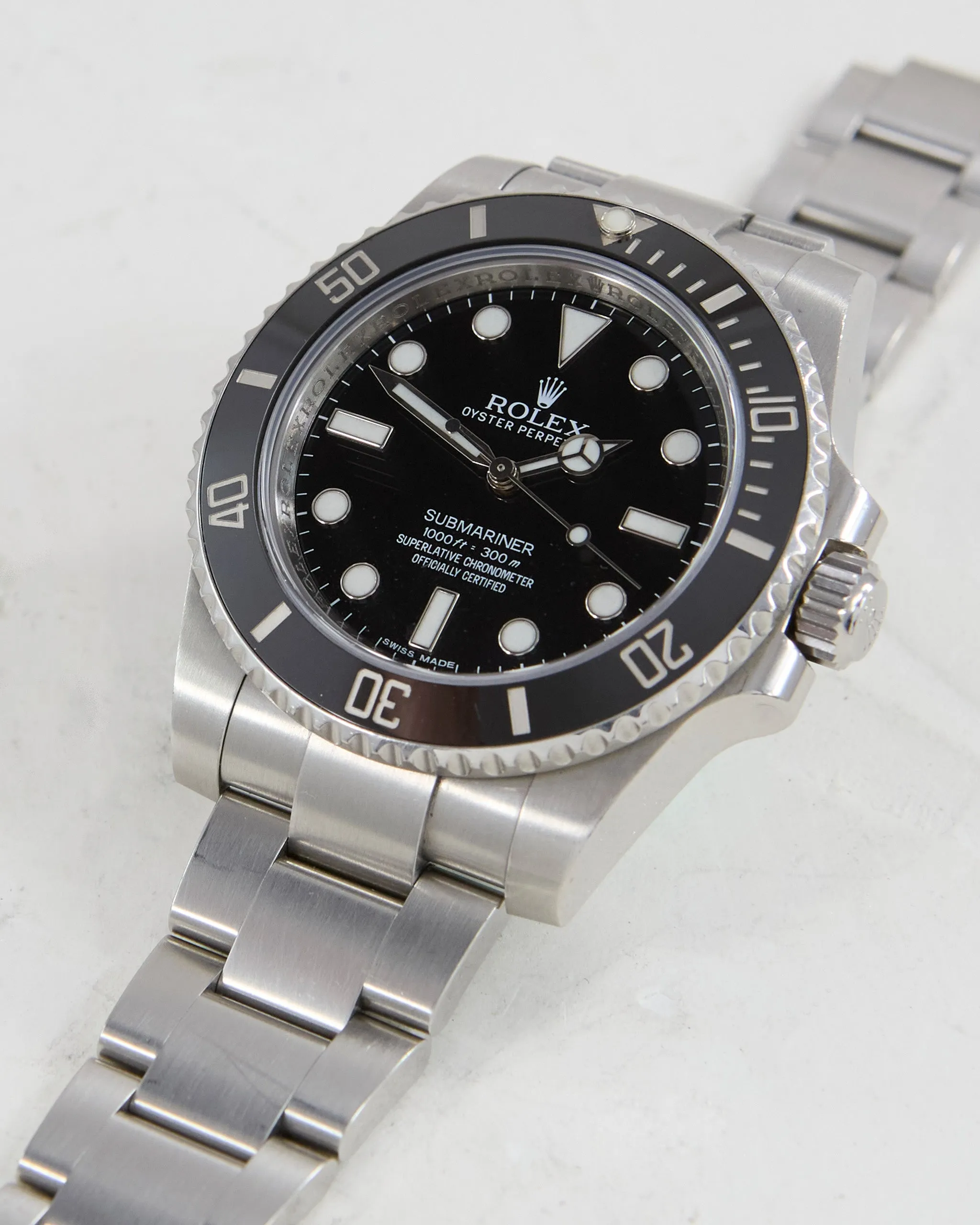 ROLEX SUBMARINER CERAMIC ON OYSTER BRACELET