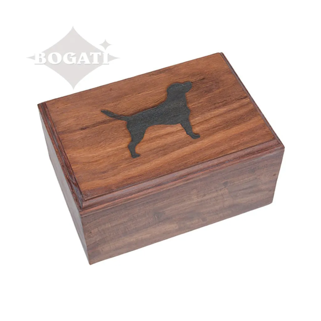 Rosewood Urn  -2705- Bevel Edge - Set of 5 Pet urns