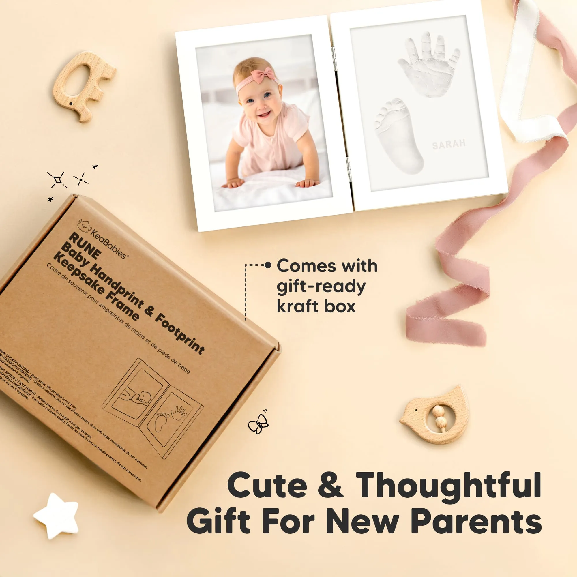 Rune Hand & Footprint Keepsake Frame