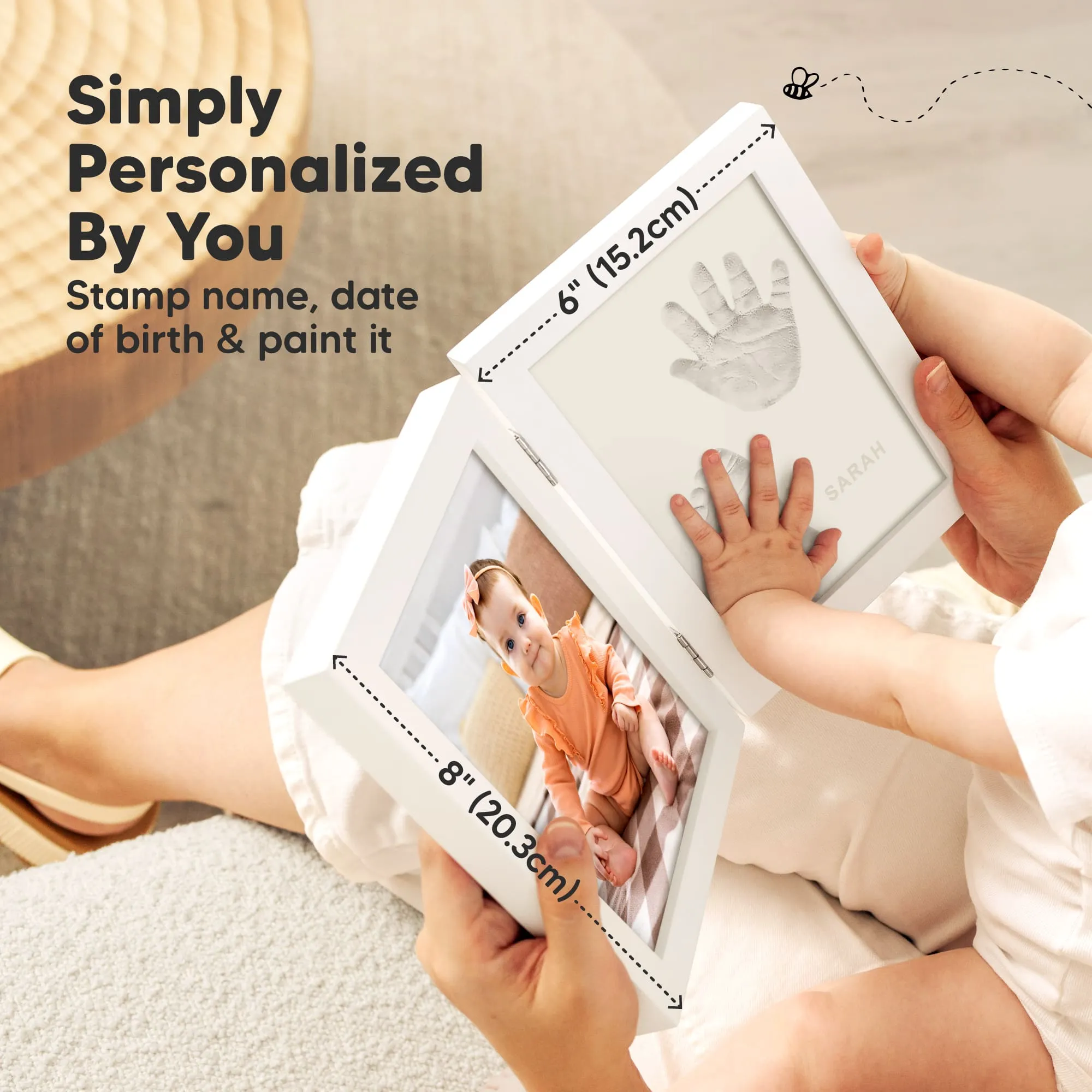 Rune Hand & Footprint Keepsake Frame
