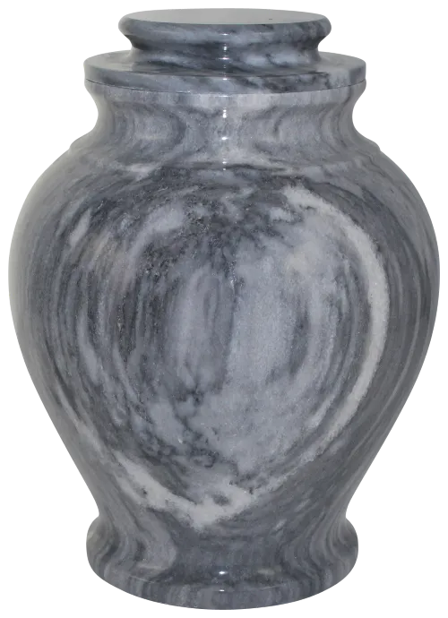 Serenity Cashmere Gray Marble Urn