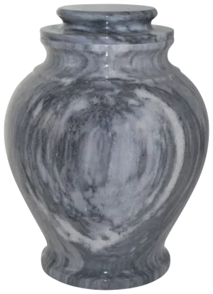 Serenity Cashmere Gray Marble Urn