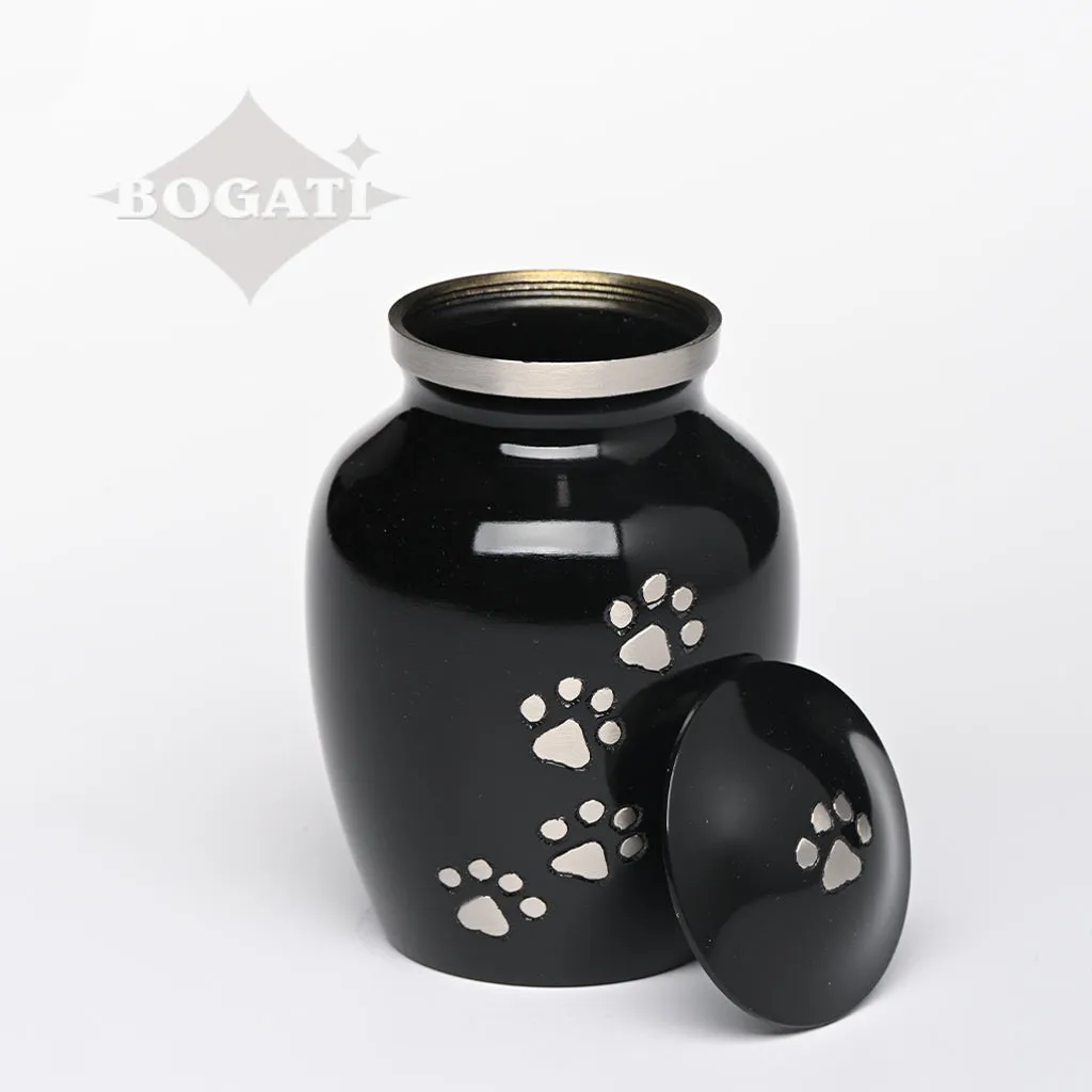 SMALL  Brass Pet Urn - "Paws to Heaven"