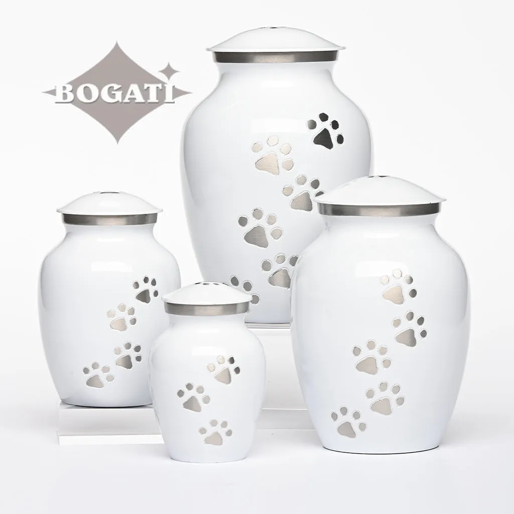 SMALL  Brass Pet Urn - "Paws to Heaven"