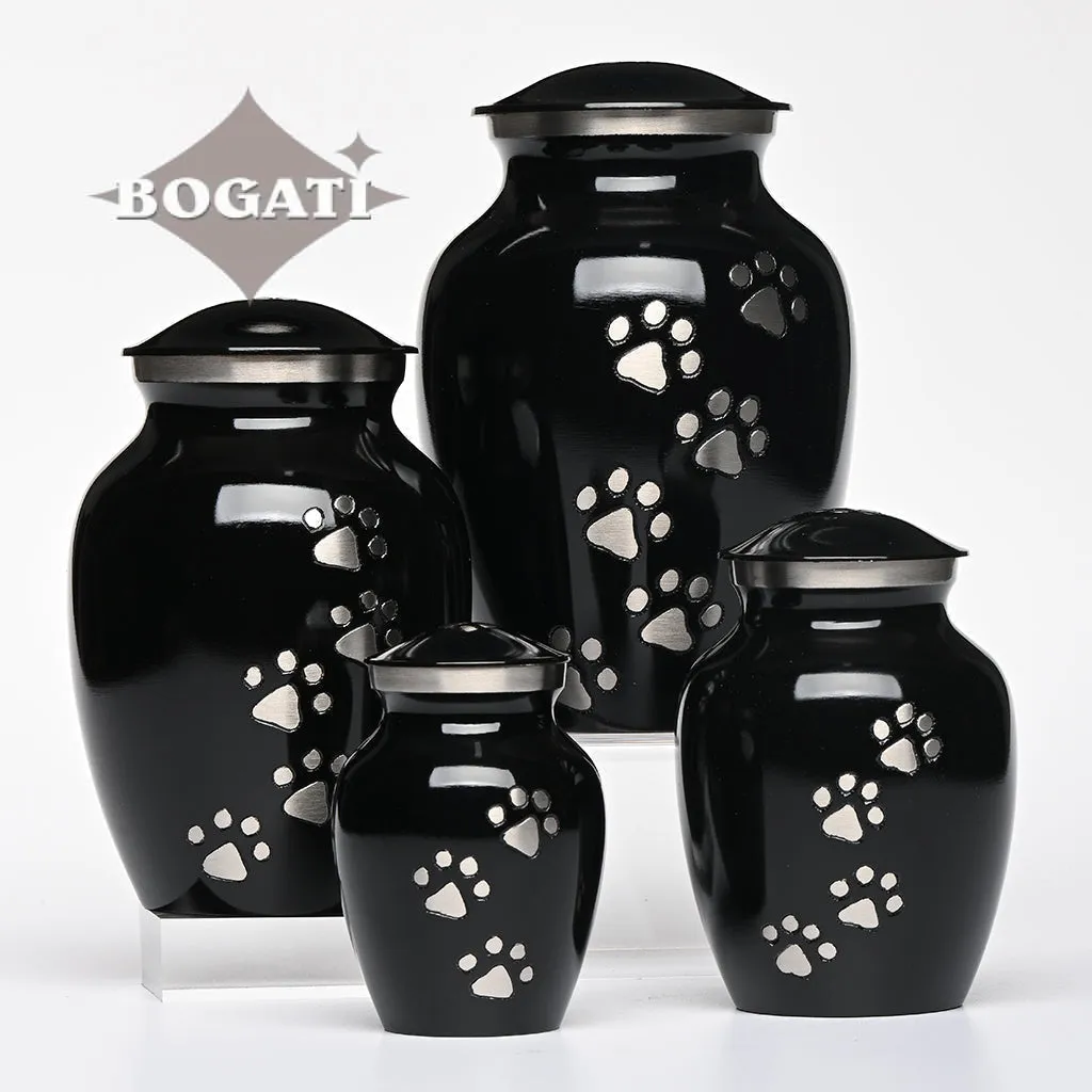SMALL  Brass Pet Urn - "Paws to Heaven"